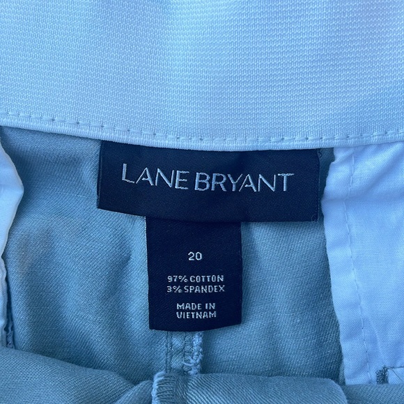 Lane Bryant Womens  Pocket Mid Rise Classy Flat Front Chino Shorts 20 - Picture 3 of 6